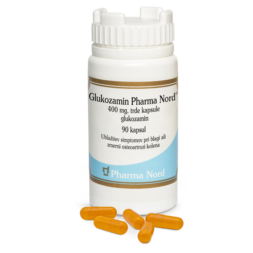 Glukozamin Pharma Nord 400 mg, trde kapsule (90 kapsul)