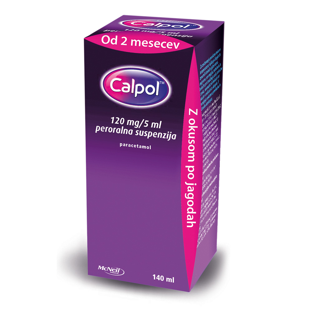 Calpol 120 mg/5 ml, peroralna suspenzija (140 ml)