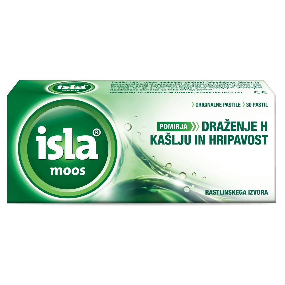 Isla moos, pastile (30 pastil)