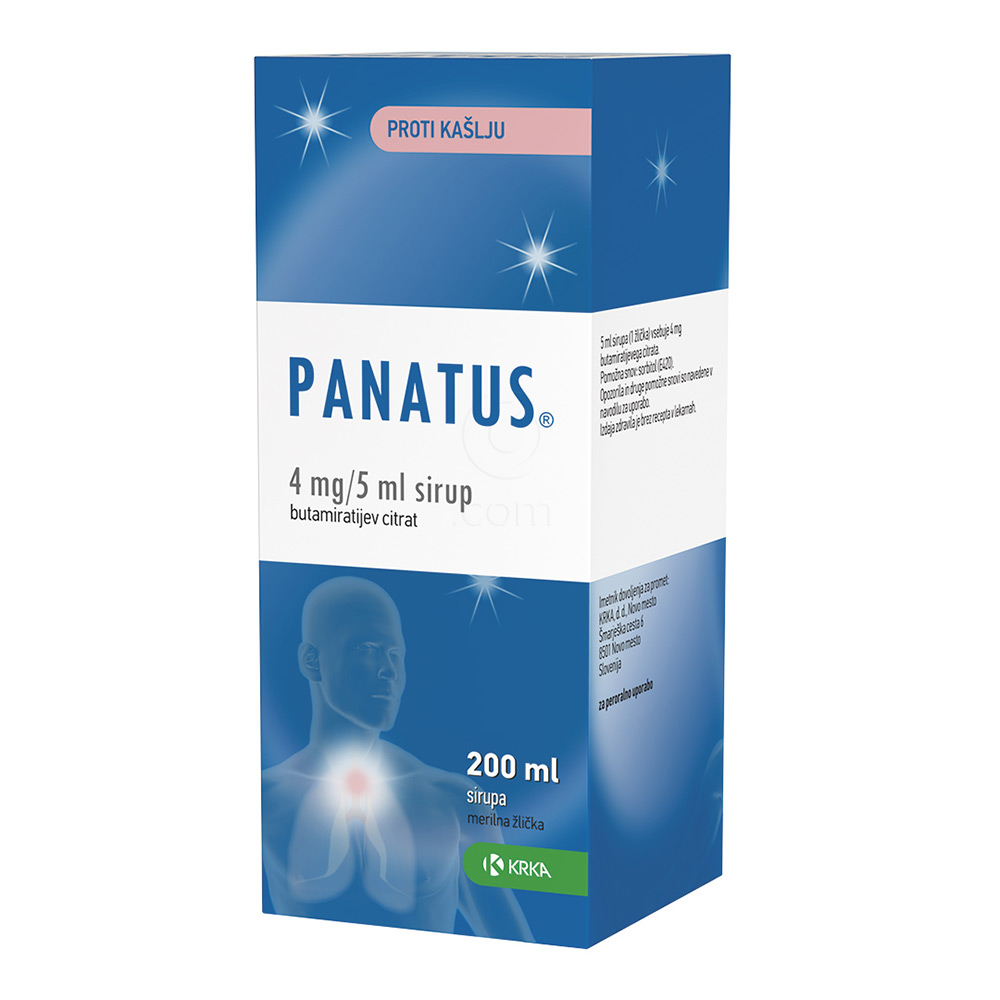 Panatus 4 mg/5 ml Krka, sirup (200 ml)