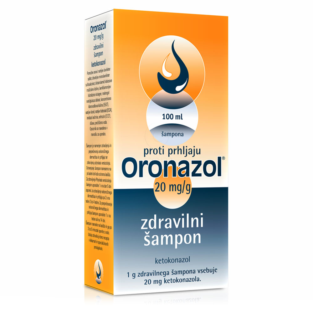 Oronazol 20 mg/g, zdravilni šampon (100 ml)