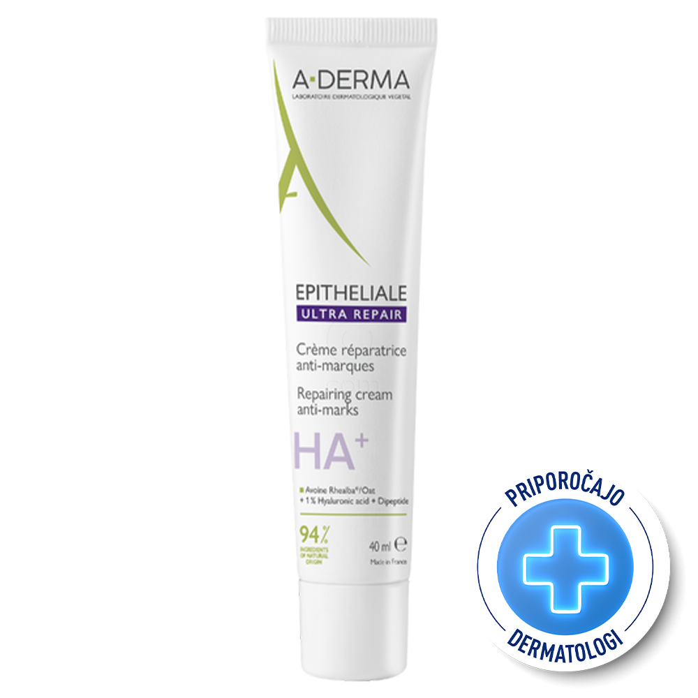 A-Derma Epithelial Ultra Repair, obnavljajoča krema proti sledem (40 ml)