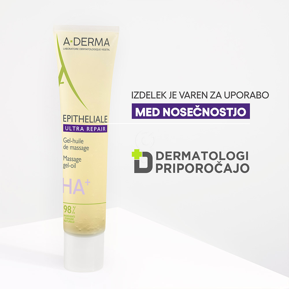 A-Derma Epitheliale Ultra Repair Massage, masažni oljni gel (40 ml)