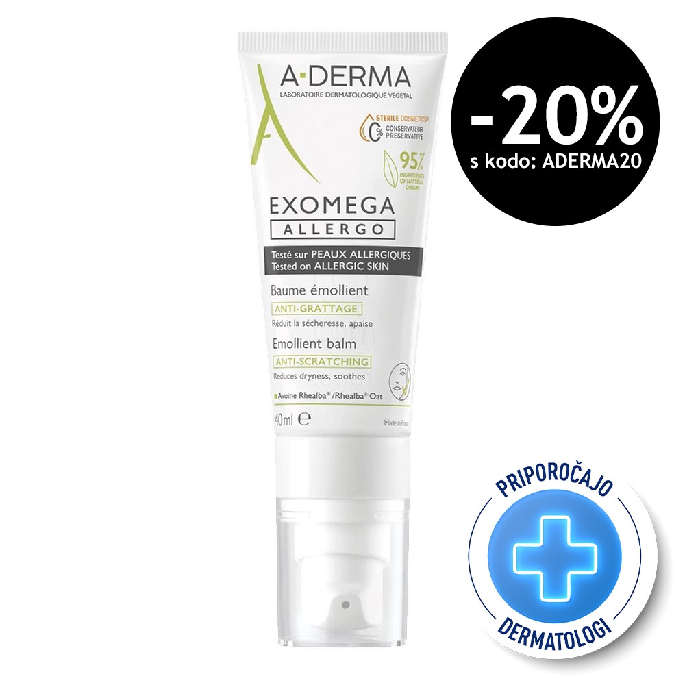 A-Derma Exomega Allergo, emolientni balzam (40 ml)