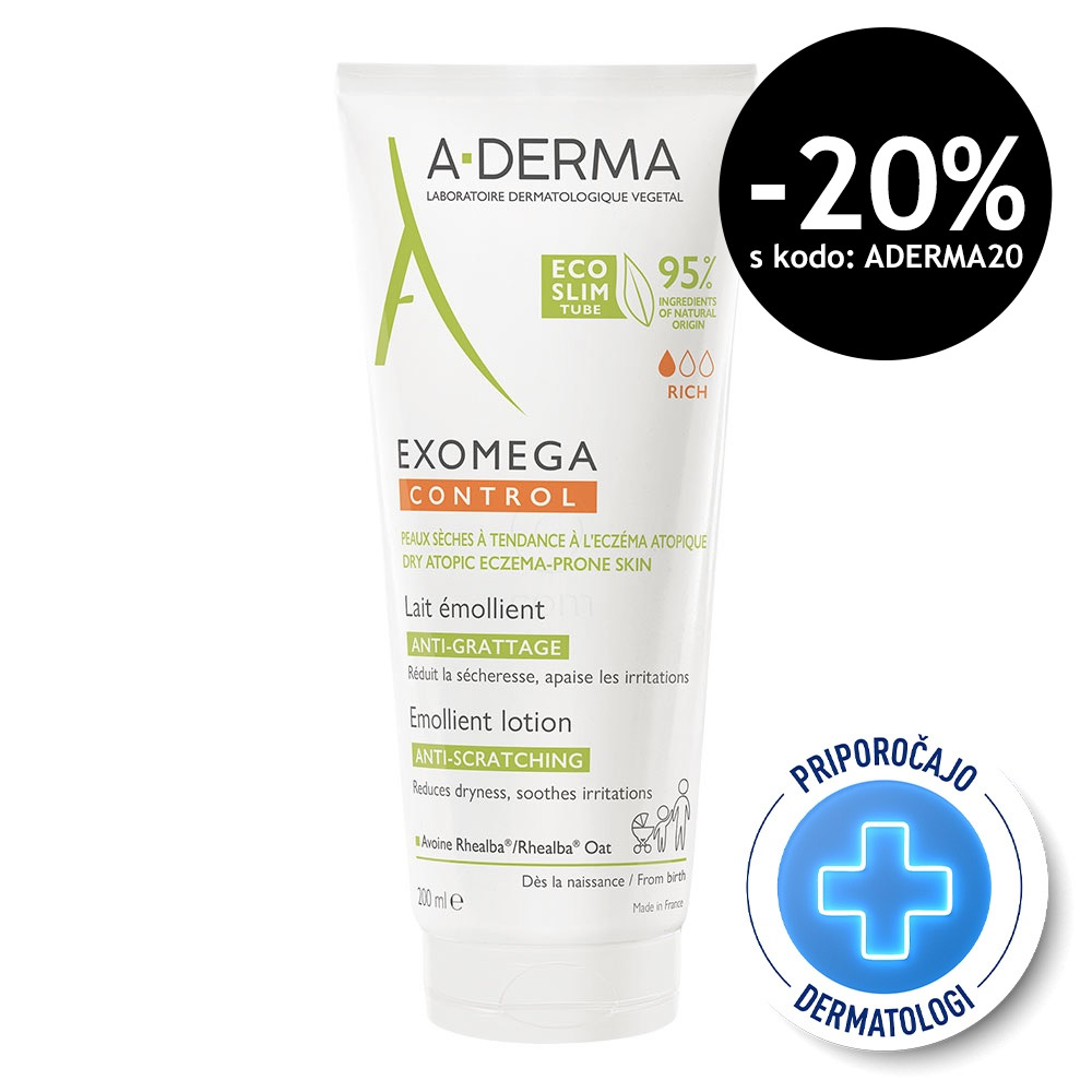 A-Derma Exomega Control, emolientni losjon (200 ml)