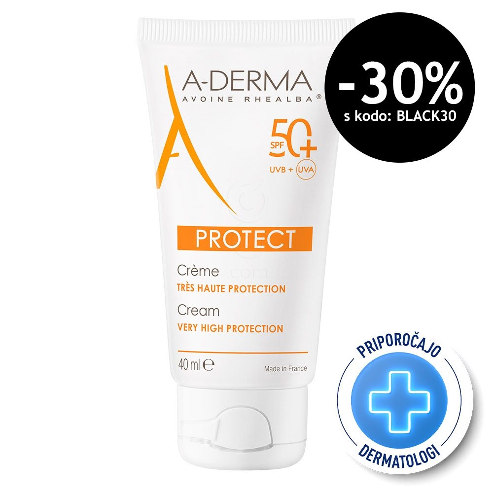 A-Derma Protect, krema za suho kožo - ZF50+ (40 ml)
