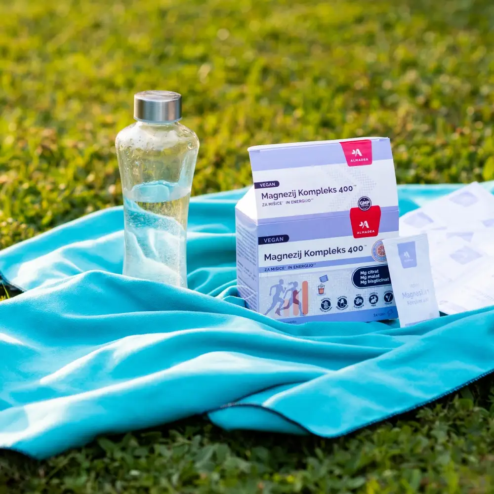 Almadea Magnezij Kompleks 400, prašek - vrečke (30 vrečk)