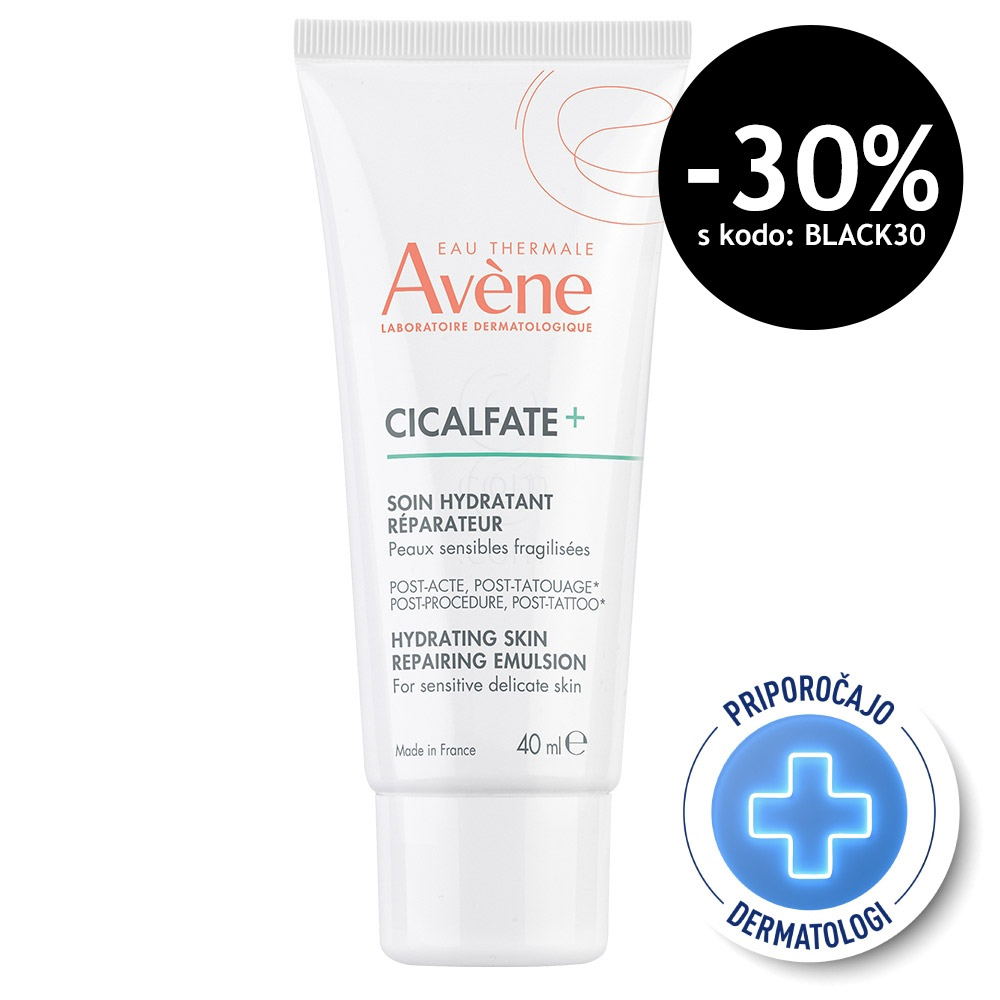 Avene Cicalfate+, obnavljajoča vlažilna emulzija (40 ml)
