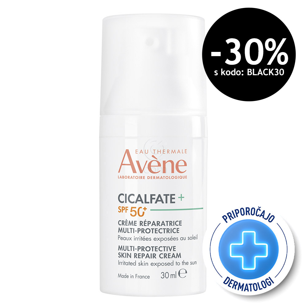 Avene Cicalfate+, obnavljajoča zaščitna krema - ZF50+ (30 ml)