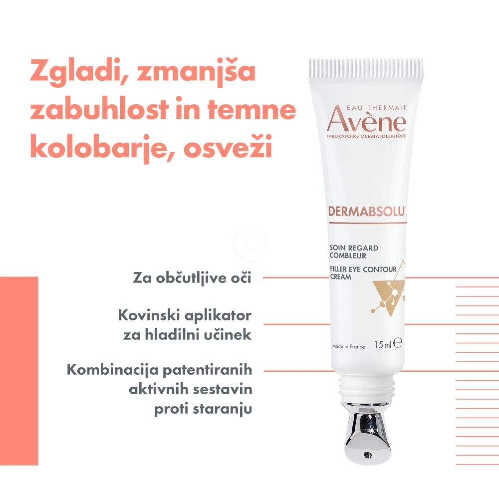 Avene Dermabsolu Filler, krema za predel okrog oči (15 ml)