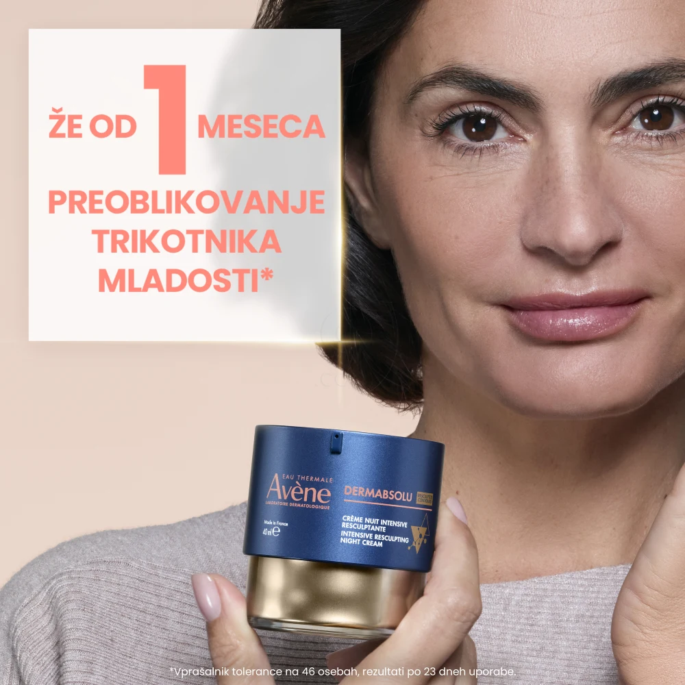 Avene Dermabsolu, intenzivna nočna krema za preoblikovanje (40 ml)