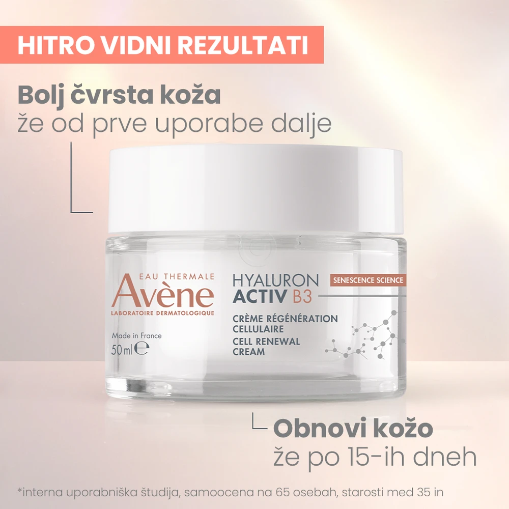 Avene Hyaluron Activ B3, krema za nego obraza (50 ml)