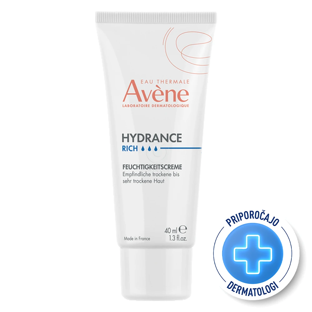 Avene Hydrance Riche, bogata vlažilna krema - tuba (40 ml)