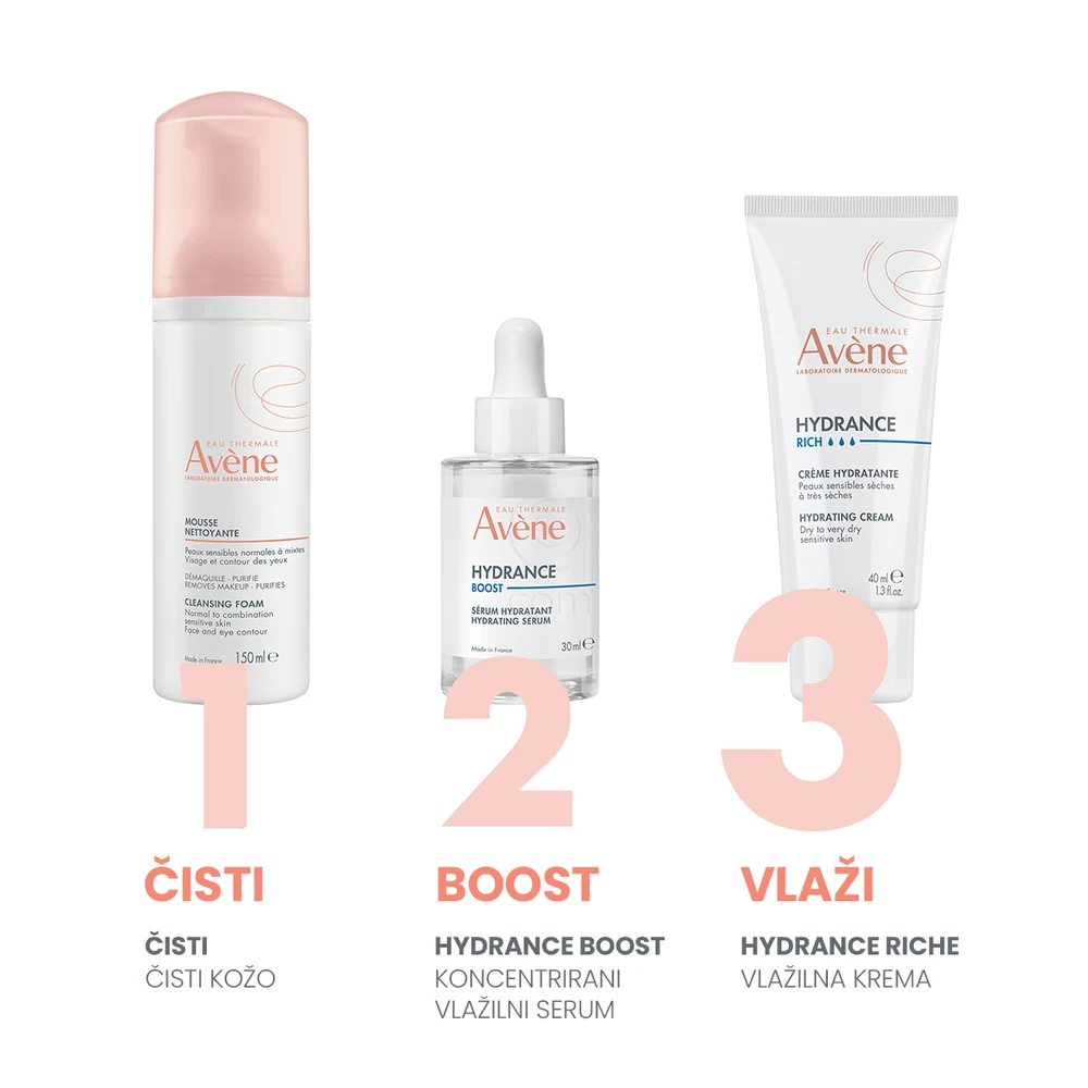 Avene Hydrance Riche, bogata vlažilna krema - tuba (40 ml)