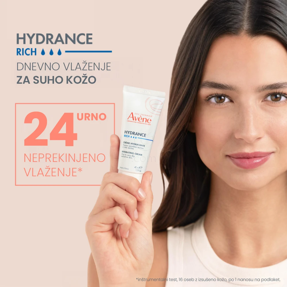 Avene Hydrance Riche, bogata vlažilna krema - tuba (40 ml)
