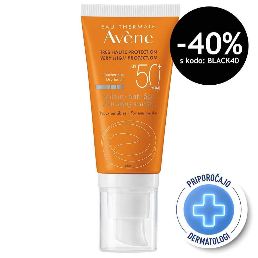 Avene Sun anti-age, krema - ZF50+ (50 ml)
