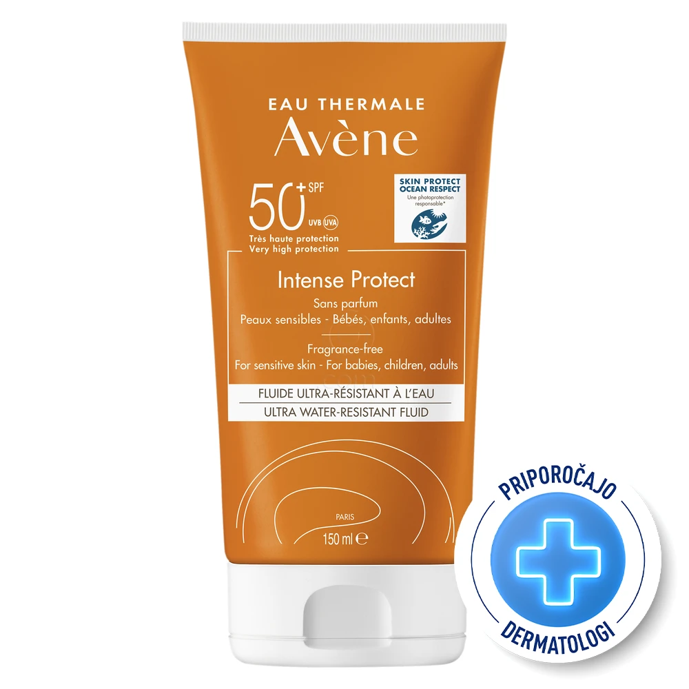 Avene Sun Intense Protect, zelo visoka zaščita pred soncem - ZF50+ (150 ml)