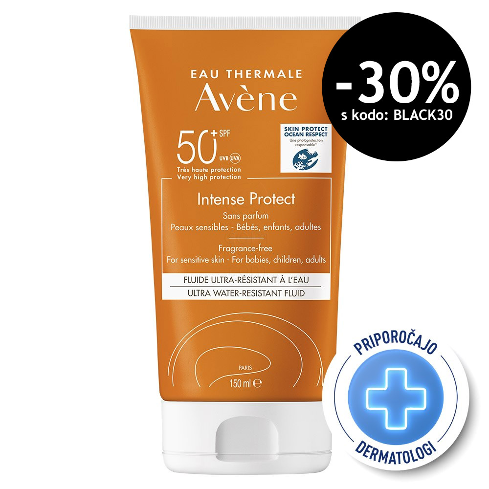 Avene Sun Intense Protect, zelo visoka zaščita pred soncem - ZF 50+ (150 ml)