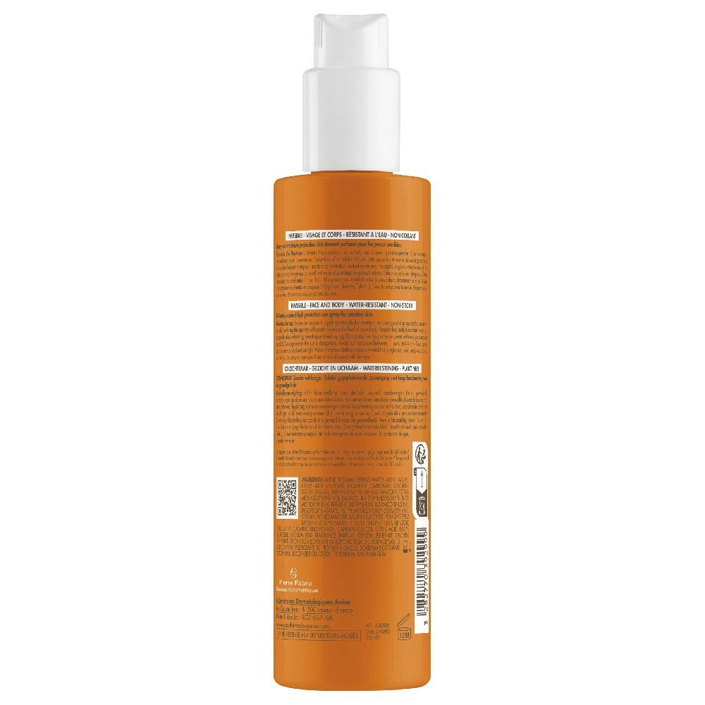 Avene Sun, pršilo za zaščito pred soncem - ZF30 (200 ml)
