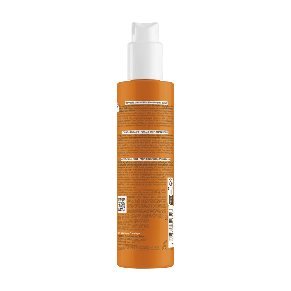 Avene Sun, zelo visoka zaščita pred soncem za otroke - ZF50+ (200 ml)