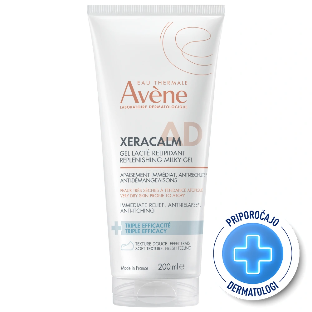 Avene XeraCalm A.D, mlečni gel za obnovo lipidov (200 ml)