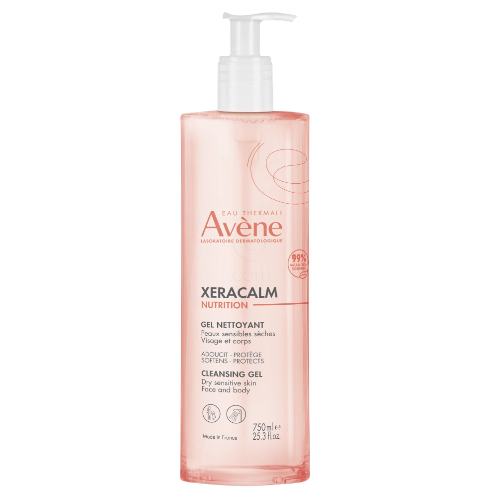 Avene XeraCalm Nutrition, vlažilni gel za čiščenje (750 ml)