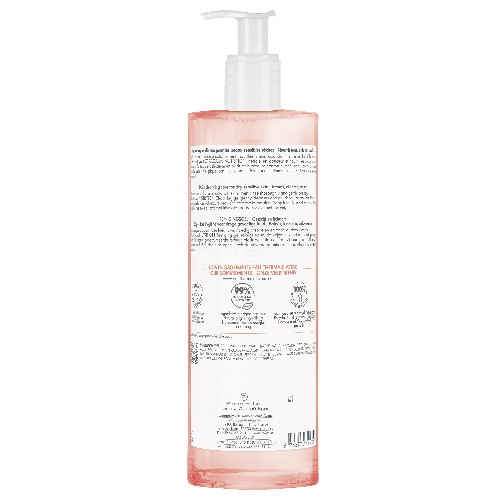 Avene XeraCalm Nutrition, vlažilni gel za čiščenje (750 ml)