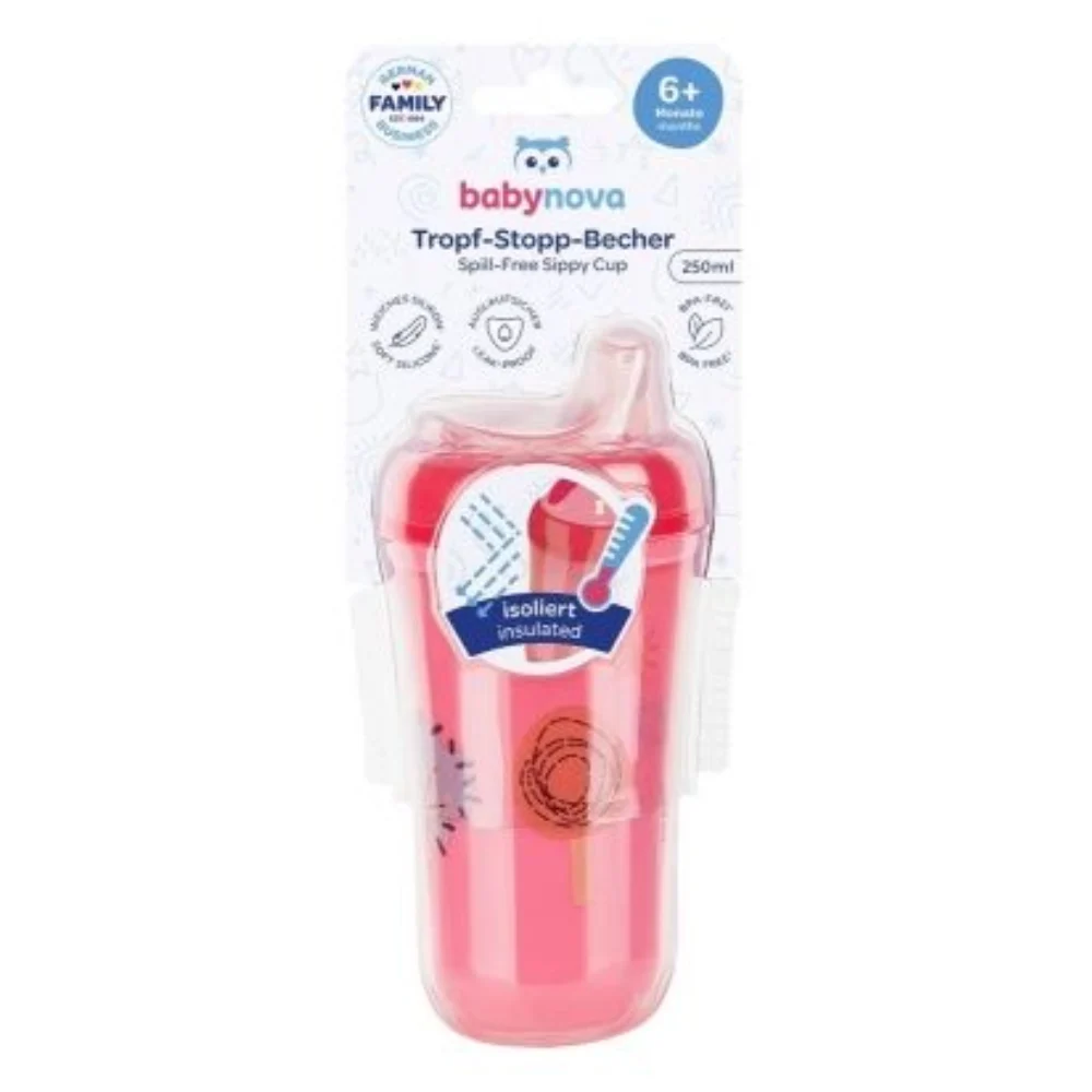 Baby-Nova, lonček proti polivanju 6+m - različni motivi (250 ml)
