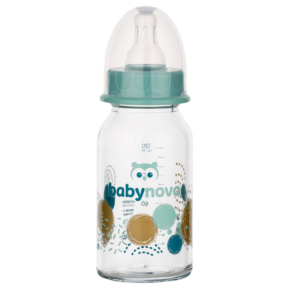 Baby-Nova, steklena steklenička (125 ml)