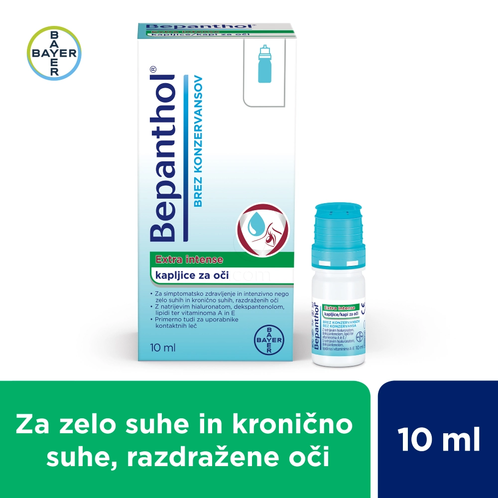 Bepanthol Extra intense, kapljice za oči (10 ml)