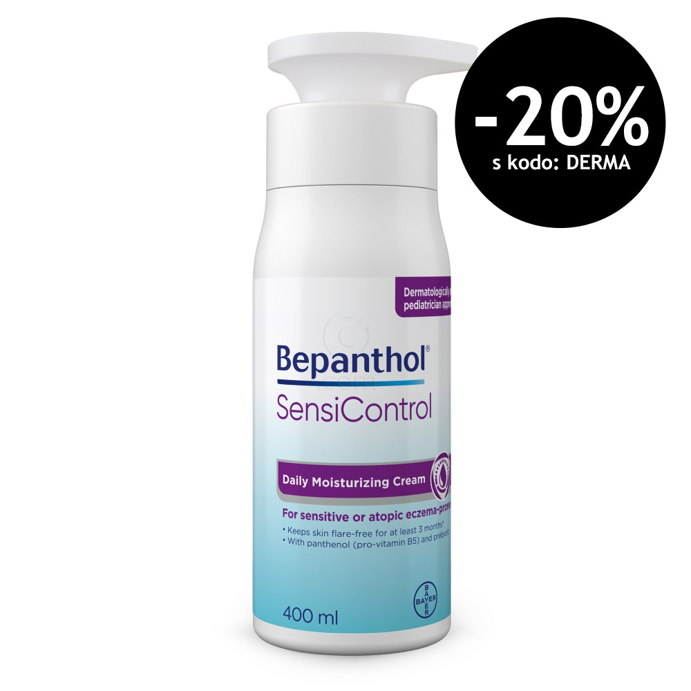 Bepanthol Sensicontrol, dnevna vlažilna krema (400 ml)