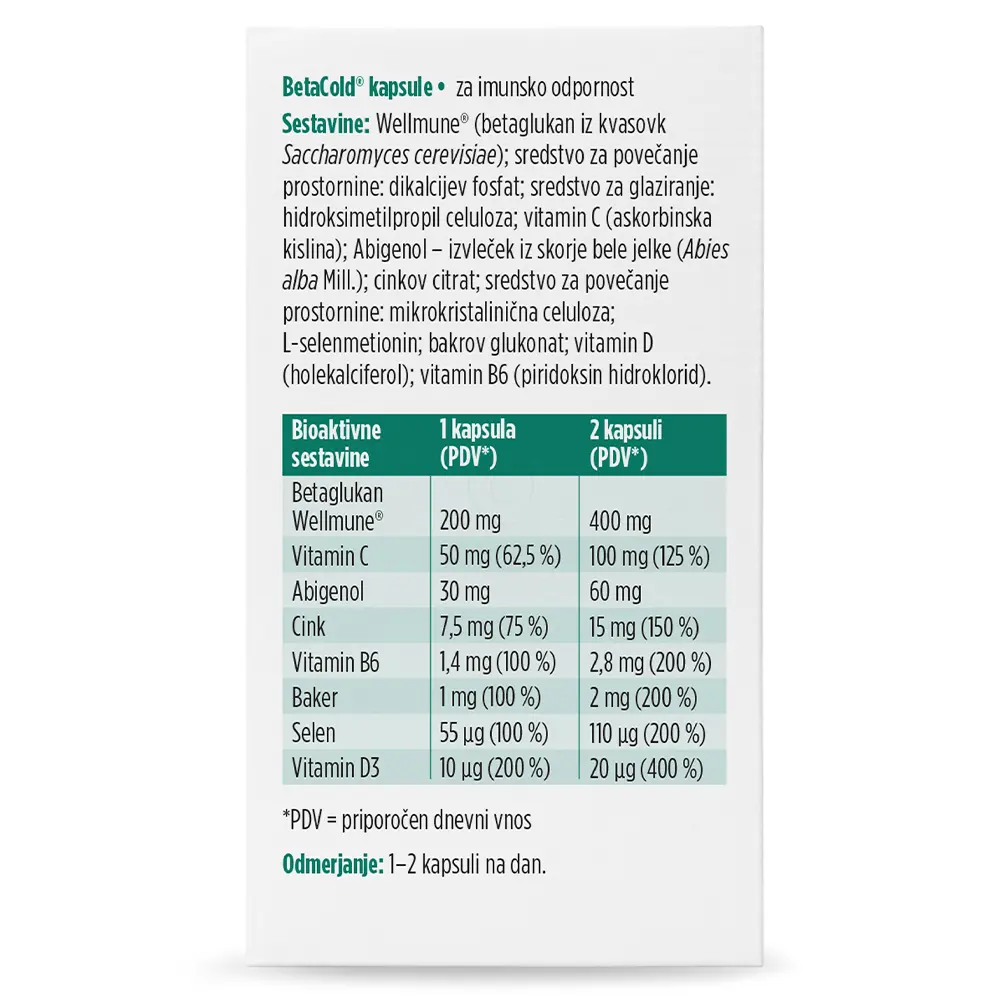 BetaCold Ars Pharmae, kapsule (30 kapsul)