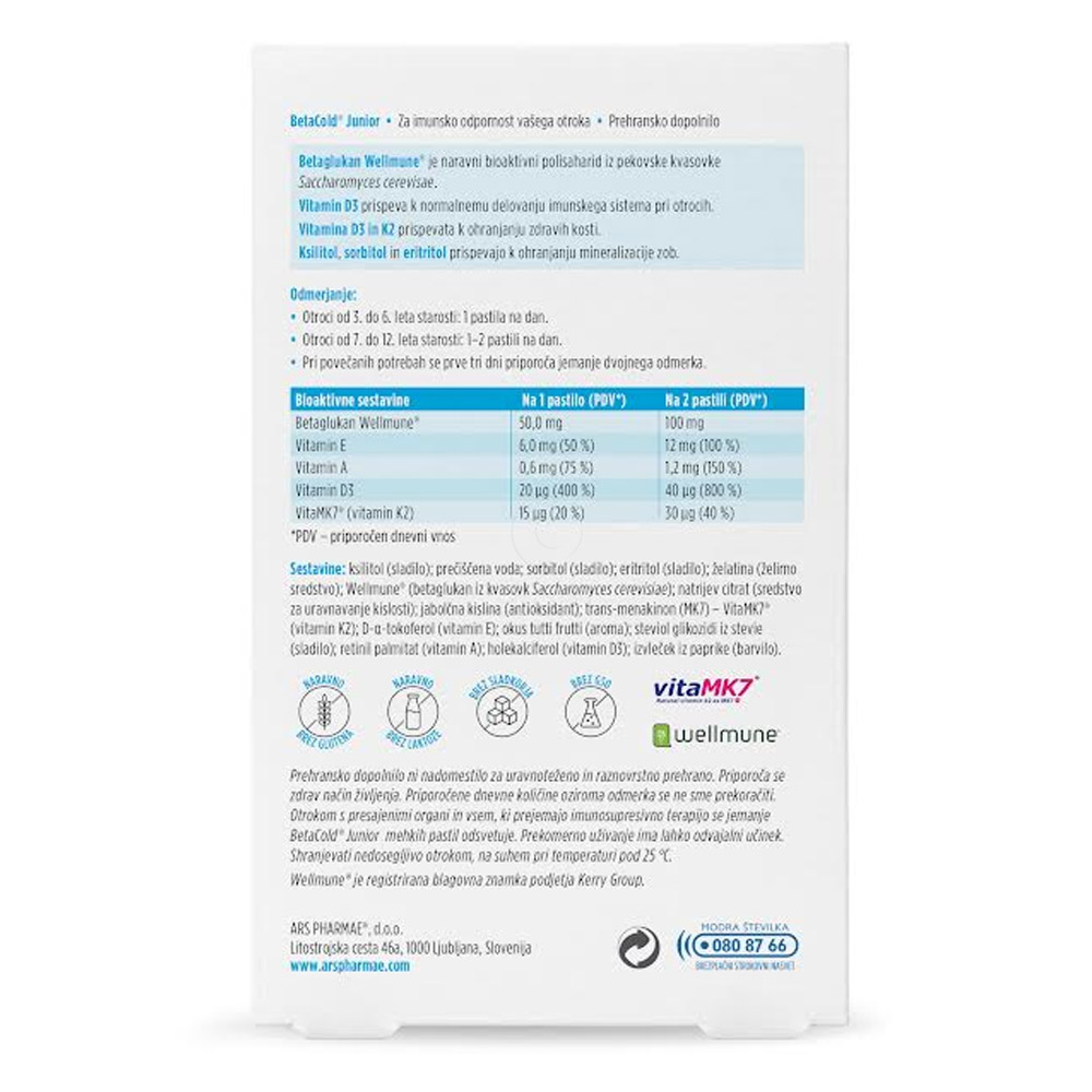 junior - vitamini za otroke