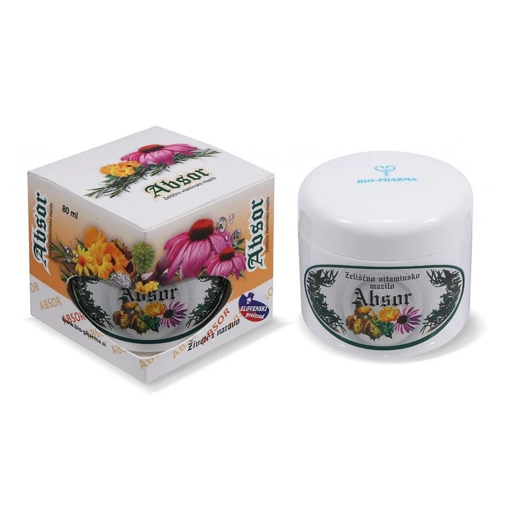 Bio-Pharma Absor, zeliščno vitaminsko mazilo (80 ml)