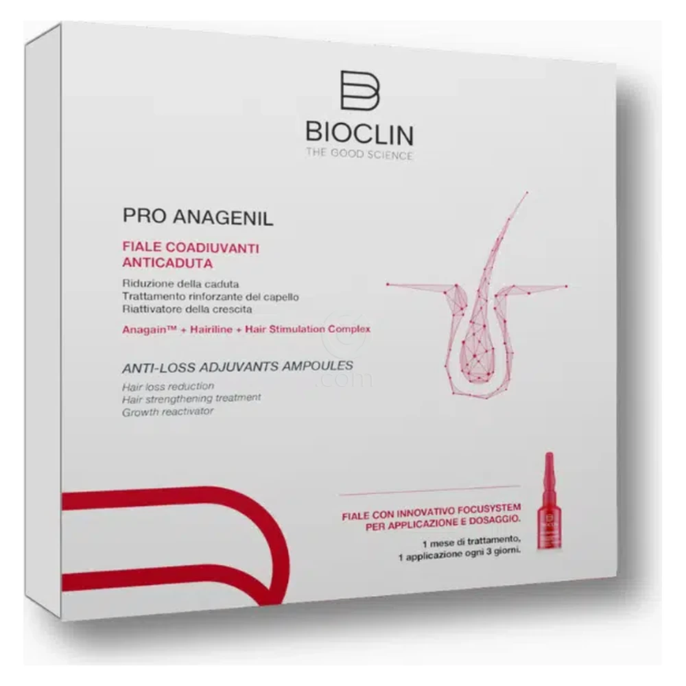 Bioclin PRO Anagenil, ampule za lasišče proti izpadanju las (10 x 4 ml)