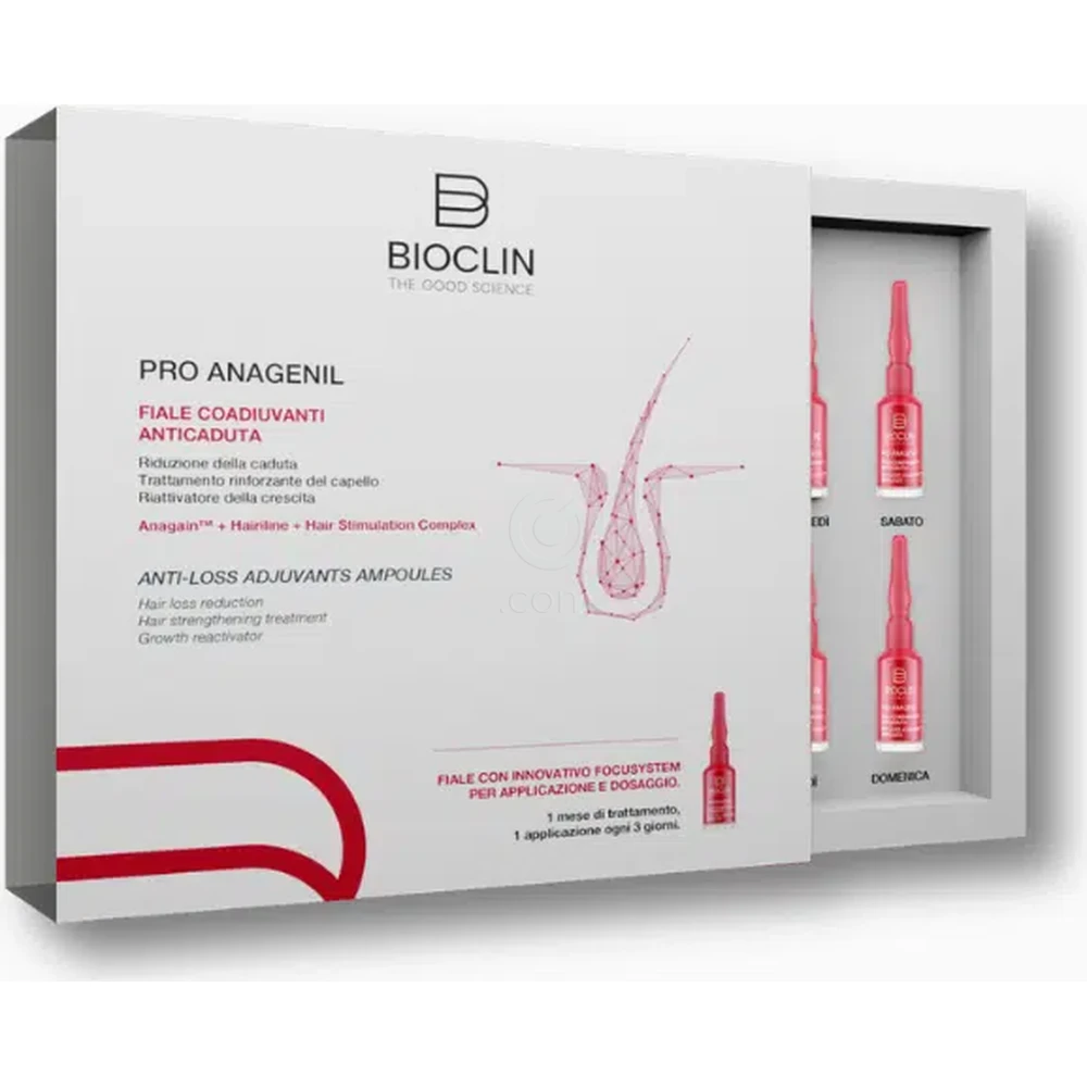Bioclin PRO Anagenil, ampule za lasišče proti izpadanju las (10 x 4 ml)