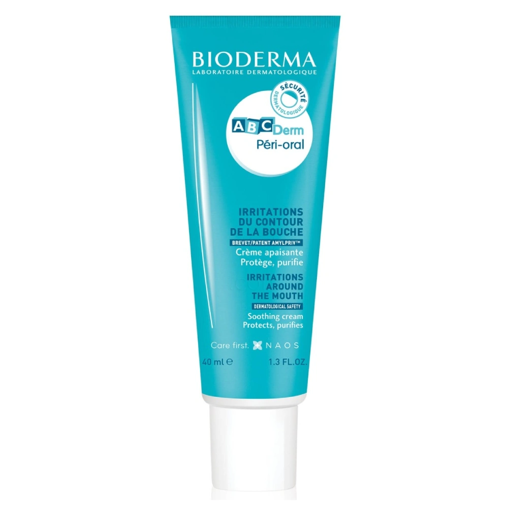 Bioderma ABCDerm Peri-Oral, krema za pomiritev in obnovo razdražene kože okoli ust (40 ml)