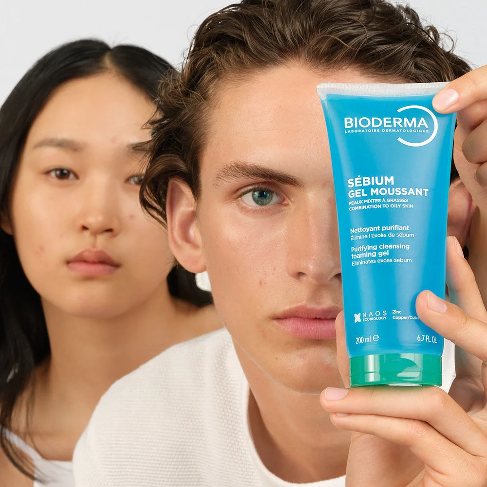 Bioderma Sebium Gel Moussant, čistilni gel za mešano do mastno kožo (200 ml)