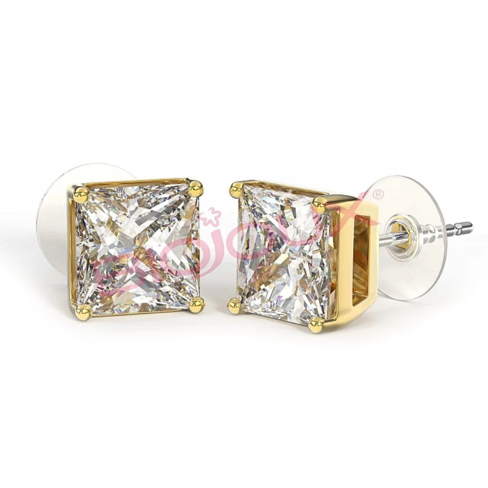 Biojoux, uhani iz kirurškega jekla - Qeen Margaret zlata - BJT381 (2 uhana)