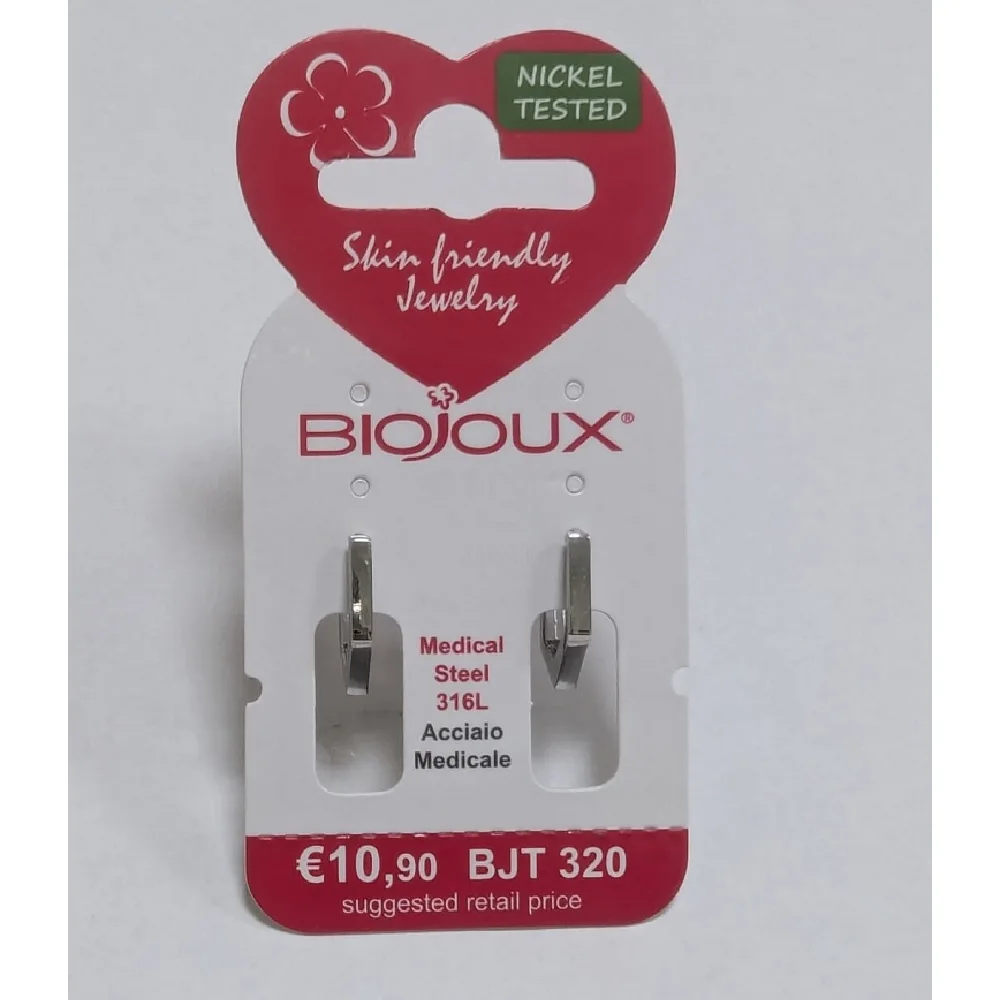 Biojoux, uhani iz kirurškega jekla - Soledad - BJT320 (2 uhana)