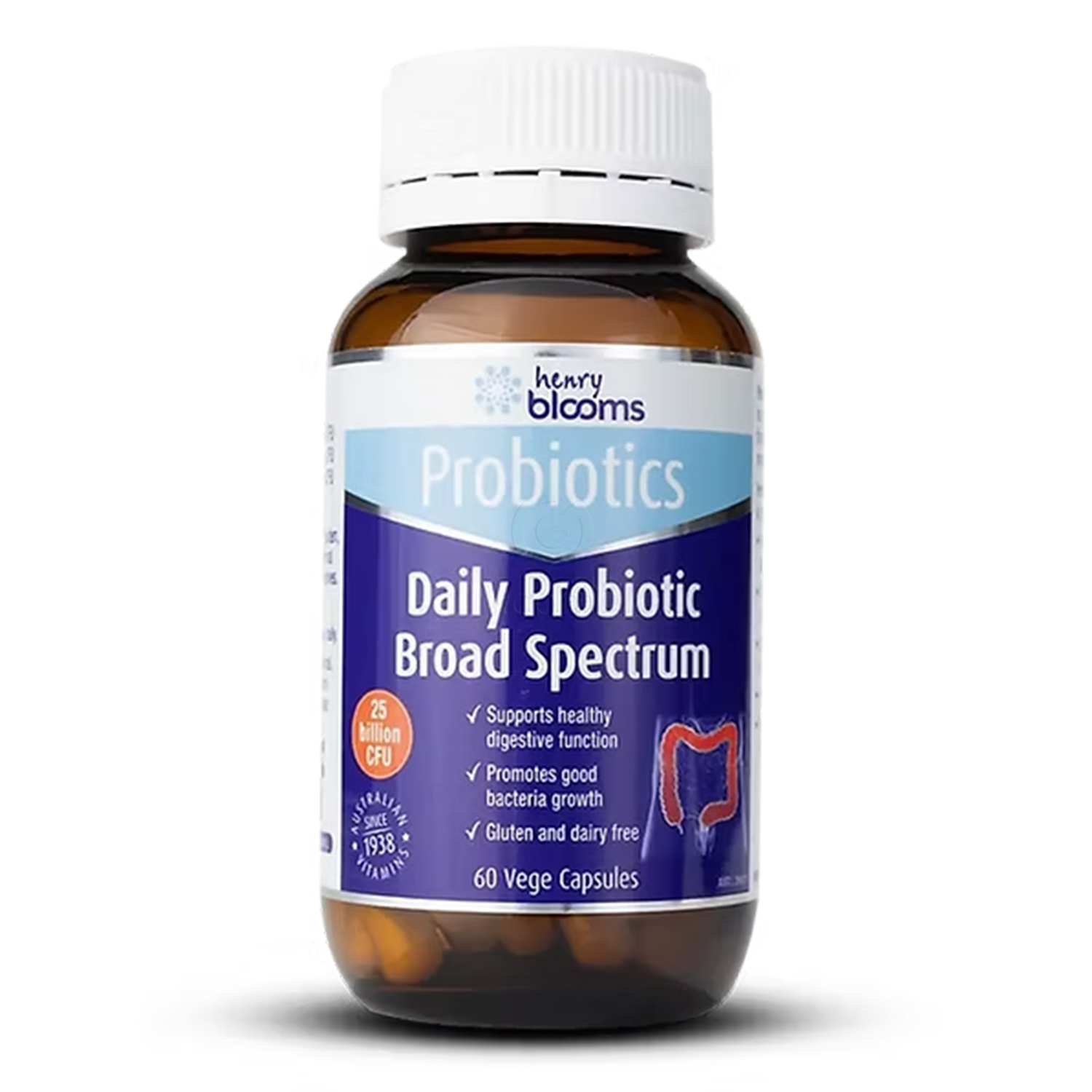 Blooms Daily Probiotic, mlečno kislinske bakterije - kapsule (60 kapsul)