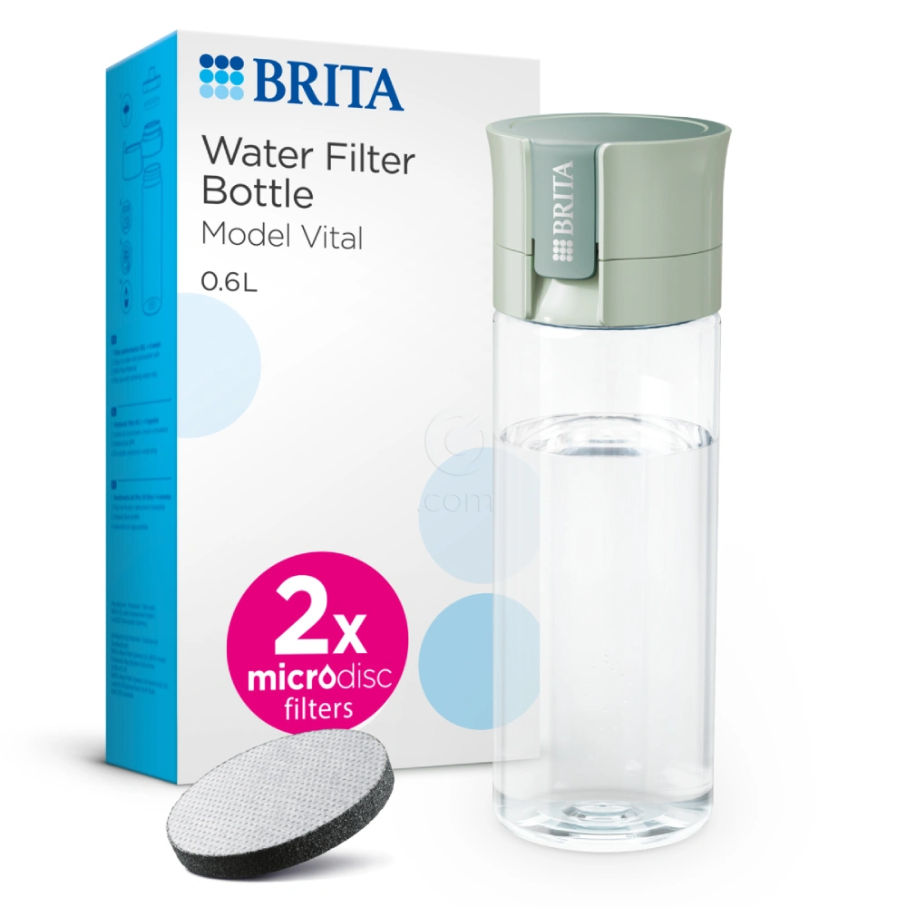 Brita Fill&Go Vital, flaška za vodo - svetlo zelena (0,6 l)
