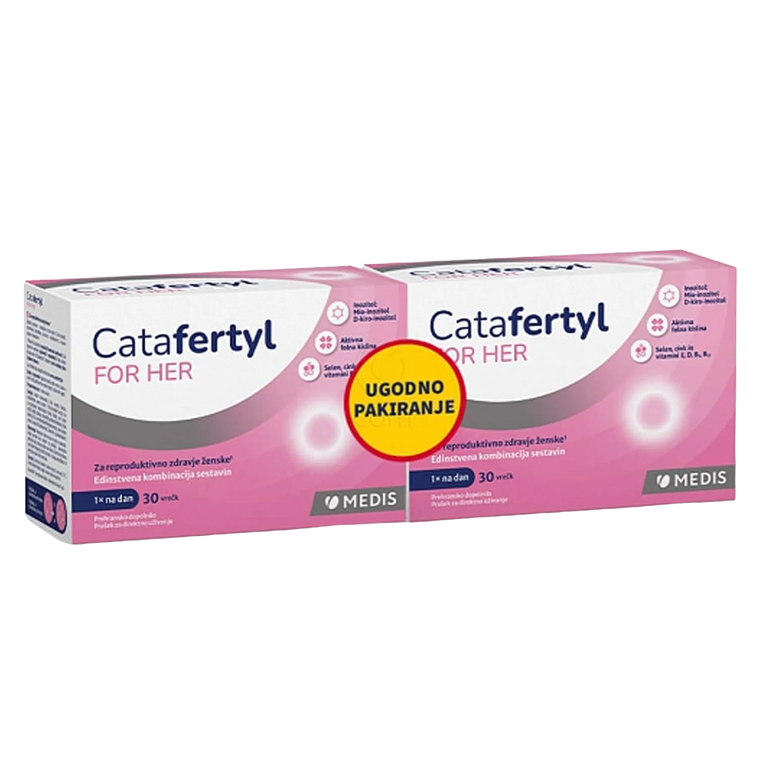 Catafertyl FOR HER, vrečke - paket (2 x 30 vrečk)