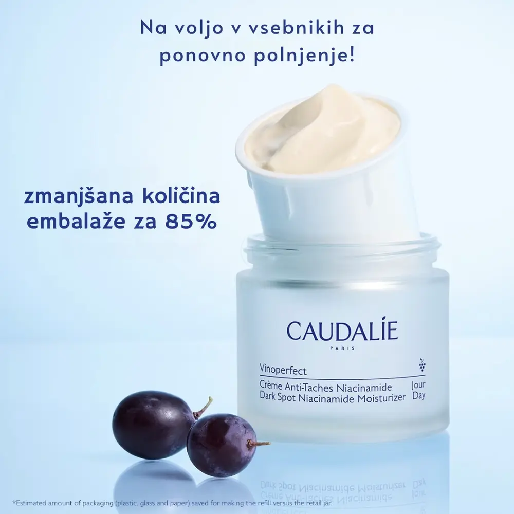 Caudalie Vinoperfect, dnevna krema - refill (50 ml)