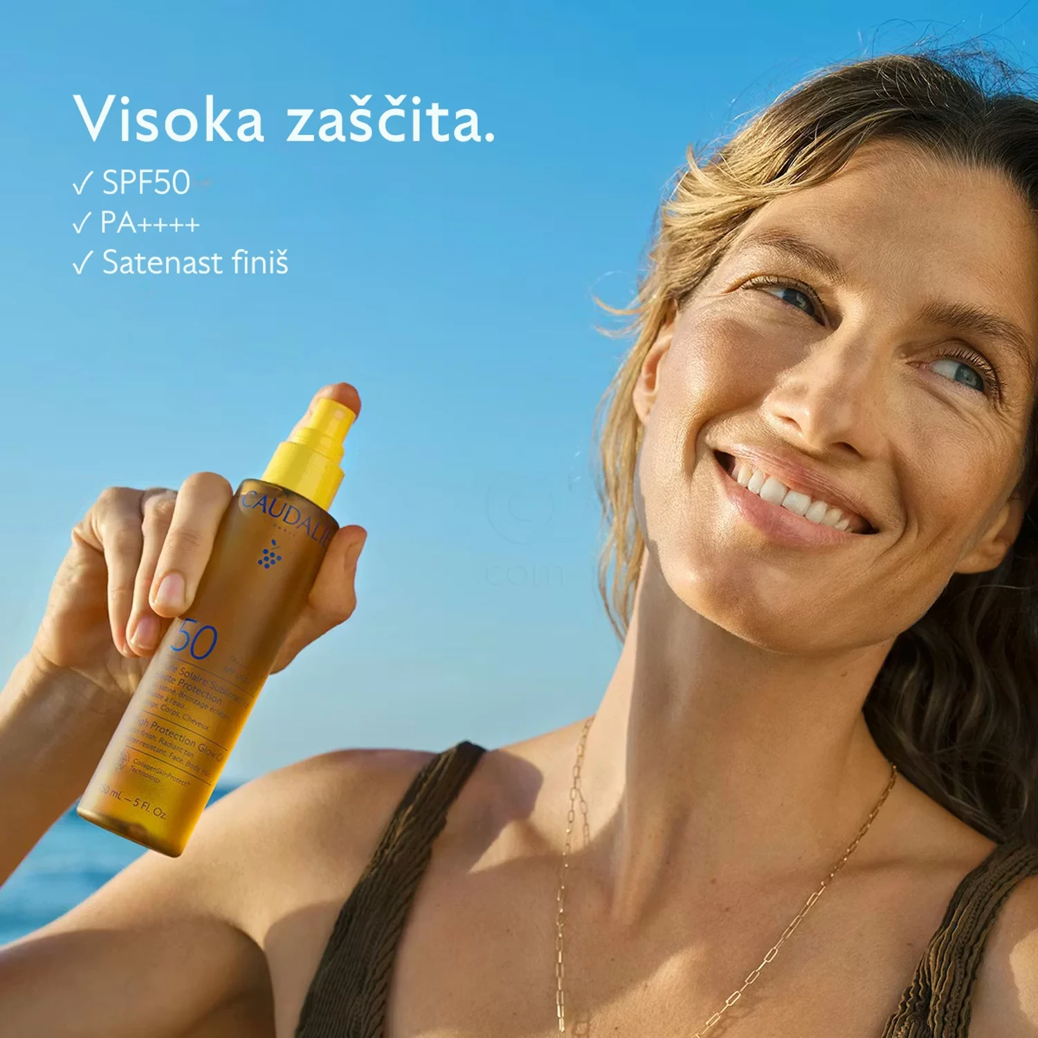 Caudalie Vinosun Protect, sijoče olje za zaščito pred soncem ZF50 (150 ml)