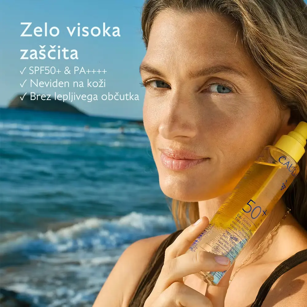 Caudalie Vinosun Protect, sončna voda v spreju z visoko zaščito ZF50+ (150 ml)
