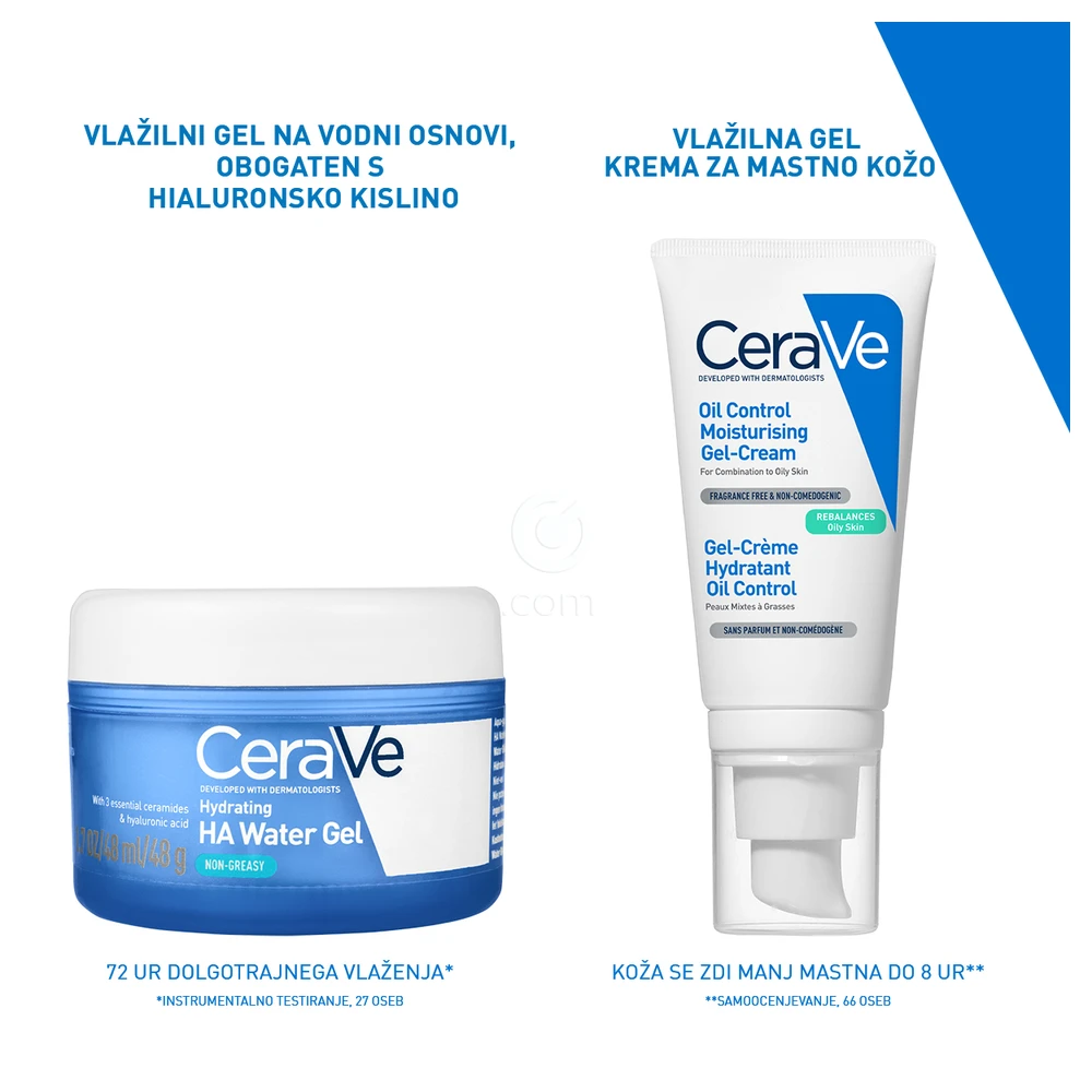 CeraVe HA, vlažilni gel na vodni osnovi obogaten s hialuronsko kislino (48 g)