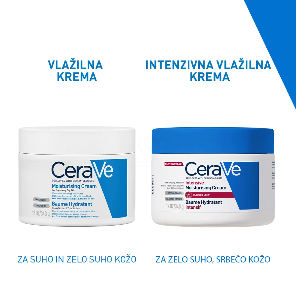 CeraVe, intenzivna vlažilna krema s hydro-ureo (340 g)