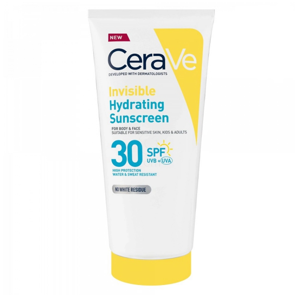 CeraVe, nevidni losjon za zaščito pred soncem - ZF30 (177 ml)