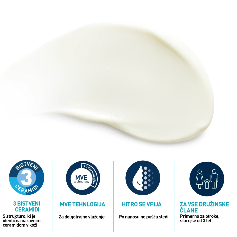 CeraVe Sun, nevidni losjon za zaščito pred soncem - ZF50+ (75 ml)